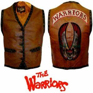 The Warrior Vest Movie Genuine Real Leather Biker Fashion Motorcycle Vest Jacket