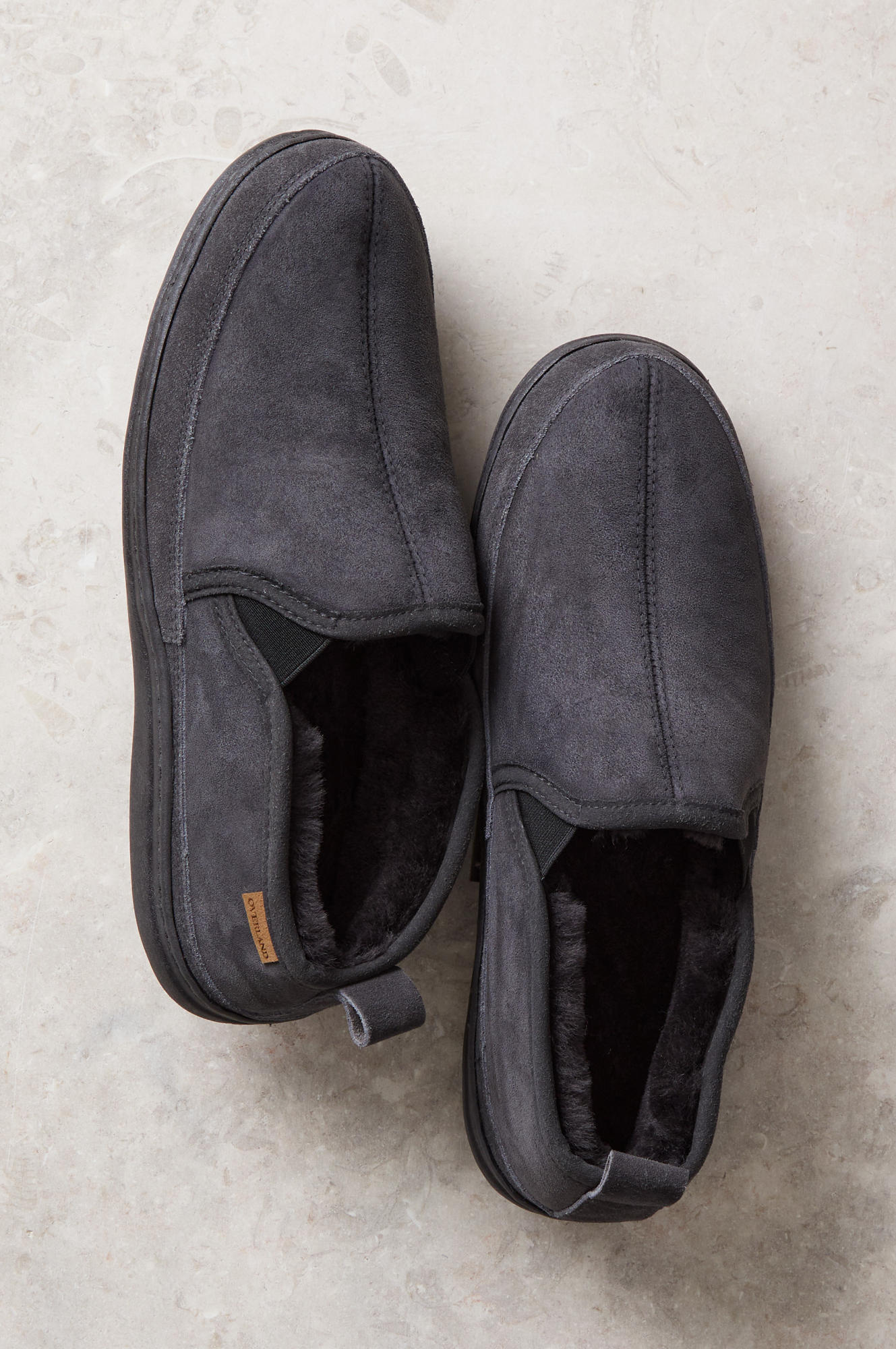 Men's Owen Merino Sheepskin Slippers-The Leather Gems